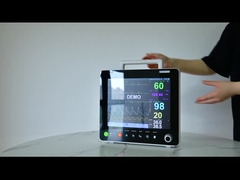 PR マルチパラメータ獣医用モニター、内部メモリ Bluetooth 接続付き