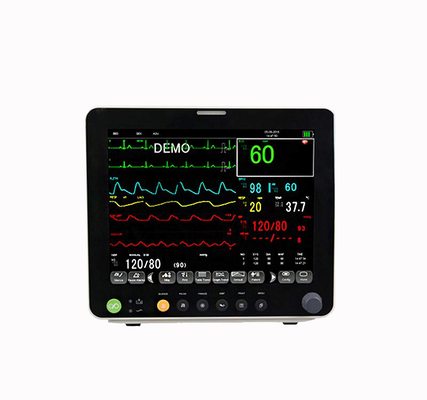 RESP ECG NIBP 6変数忍耐強いモニターICUの心臓モニター12.1インチ