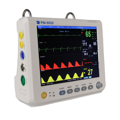 ICU CCUのためのColor 8インチのTFT LCD Multi Parameter Patient Monitor 5 Leads ECGまたは