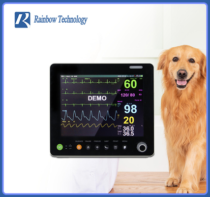 動物の獣医の医学のAnaesthesiaの臨時雇用者の徴候のモニターのMultiparameterのポータブル