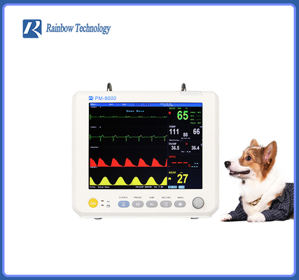 OEMの軽量の獣医のモニター装置8インチの多変数獣医のモニター