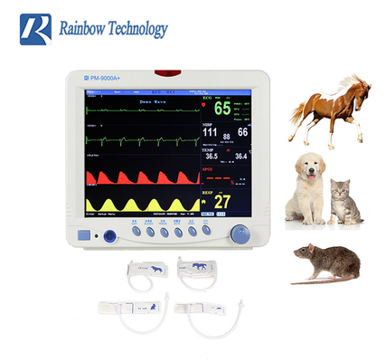 SDカードデータストレージと耐久性を備えた安全性の高い獣医用血圧モニター