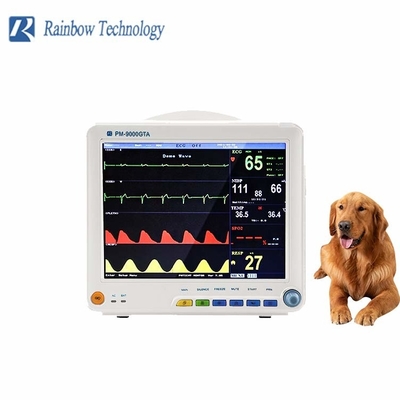 TFTは6つの変数の獣医のモニター装置を表示する