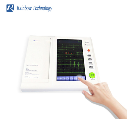 病院のElectrocardiograph 12チャネルECG機械12鉛デジタル