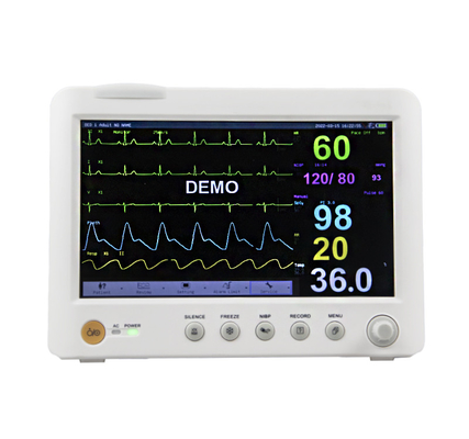 ECGの10インチの携帯用急所機械は6つの変数を支える