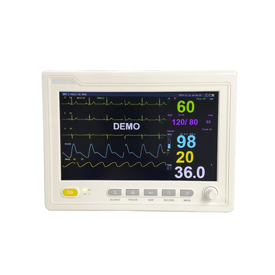 医療機器 多パラメータ 患者モニター 電気電気電球 (ECG) スポ2 ETCO2 NIBP resp テンモニター