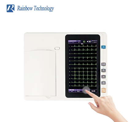 モバイルワイヤレスECG 6チャネル電動心電図 電動心電図機