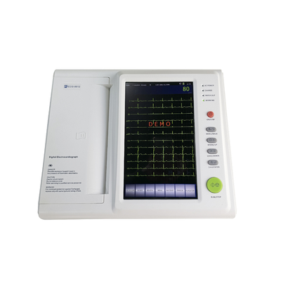 12チャネル 低価格 ポータブル ハンドヘルデッド メディカルホルダー 12 Lead Ecg Ekg デジタルマシン