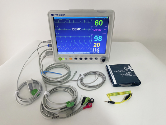 ICU ベッドサイド マルチパラメータモニター 医療 12.1 インチ マルチパラメータ患者モニター