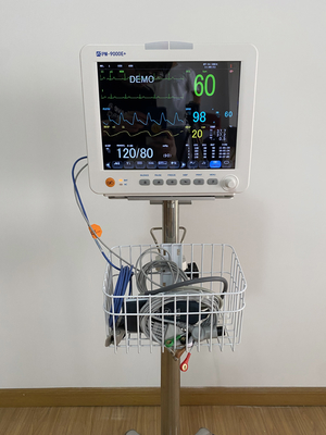 医療機器 12 インチ マルチパラメータ TFT スクリーン スタンド ウォール マウント ブレーケット付き 患者モニター