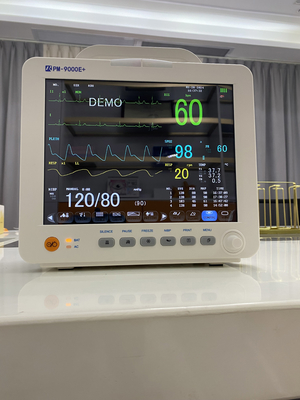 プロの医療モニタリング機器 トロッリー付き12.1インチポータブル患者モニタ