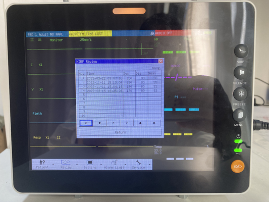 8インチ CCU 生命信号 モジュラルの患者モニター 6パラメータの医療モニタリング機器