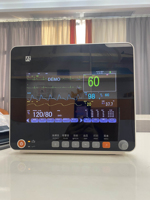 多パラメータ患者モニター ECG Resp SpO2 Nibp Temp と移動式スタンド OEM 入手可能