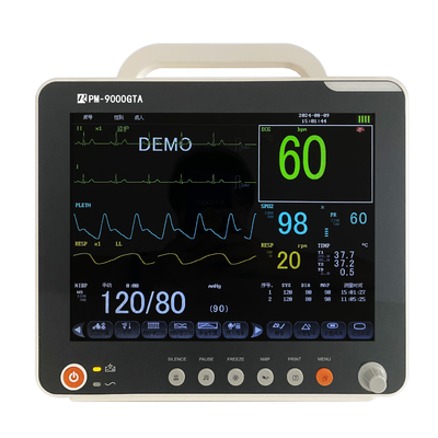 多パラメータ患者モニター ECG Resp SpO2 Nibp Temp と移動式スタンド OEM 入手可能