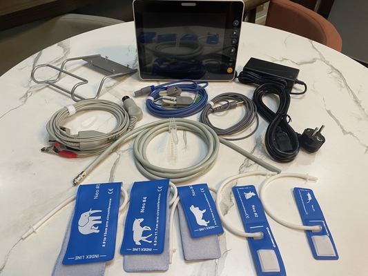 ECGICU マルチパラメータ パシエントポータブルモニター 病院機器 選択可能 ETCO2 動物版
