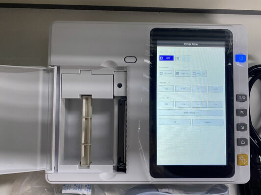 6-チャネル 7 インチ LCD スクリーン 手持ちの医療ECG/EKG 装置 病院用 電力源