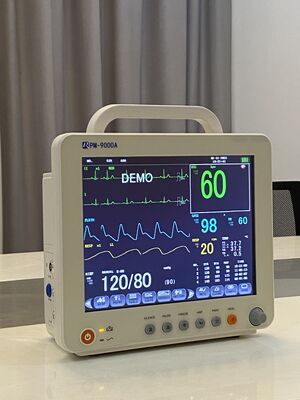 患者モニター 多パラメータ 生命症状モニター 病院 ポータブル 医療 患者モニター