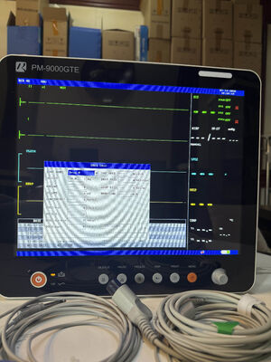 ポータブル 15 インチカラーLCDディスプレイ マルチパラメータ 患者モニター トロッリー/壁支架を搭載し 5 KG の軽量デザイン