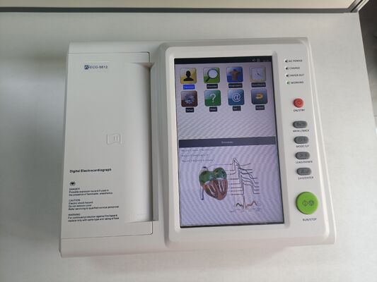 メディカル電動心電図プリンタ ソフトウェア タッチスクリーン ラップトップ チャンネル付き リードECG 電力源 電源