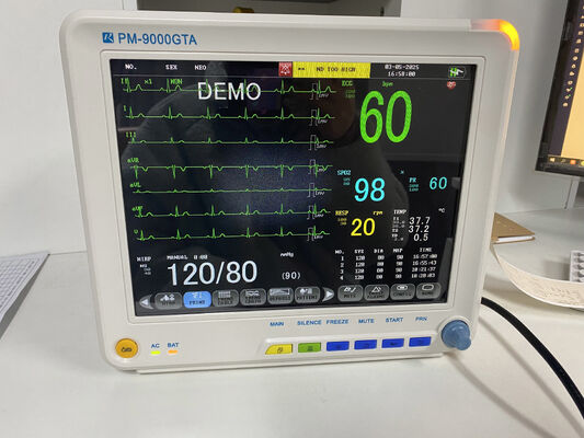 ECG SPO2 NIBP TEMP RESP 携帯ベッドサイドモニター ETCO2-Class II 1 年間の保証