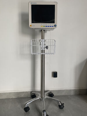 12.1インチカラーLCDディスプレイ マルチパラメータ患者モニター,ECG/HR/RESP/SPO2/NIBP/Tempパラメータとトランク/壁支架を設置可能