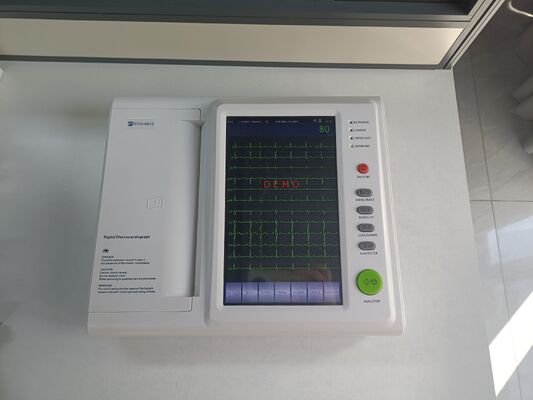 12誘導ポータブルハンディ型ECGモニター 10.2インチカラータッチスクリーン・内蔵バッテリー搭載